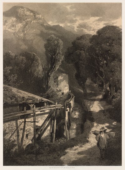 法国Meillerie的Simplon Road。 作者 亚历山大卡拉梅