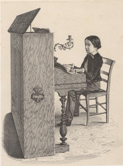 石印版画，1850年。 作者 亚历山大·德西雷·科莱特