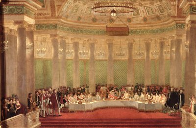 Napoleon Bonaparte（1769-1821）和Marie-Louise de Habsbourg-Lorraine（1791-1847）1810年结婚宴会 作者 亚历山大·杜菲（Alexandre Dufay）