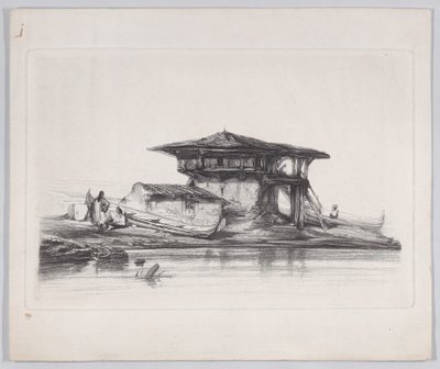 士麦那的一所房子，1839年。 作者 亚历山大·加布里埃尔·戴尚