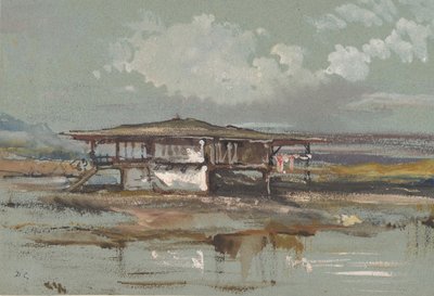 土耳其的一所房子，1820-60。 作者 亚历山大·加布里埃尔·戴尚