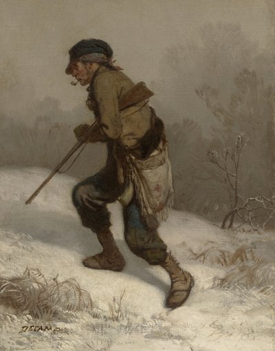 偷猎者，约1847年 作者 亚历山大·加布里埃尔·戴尚