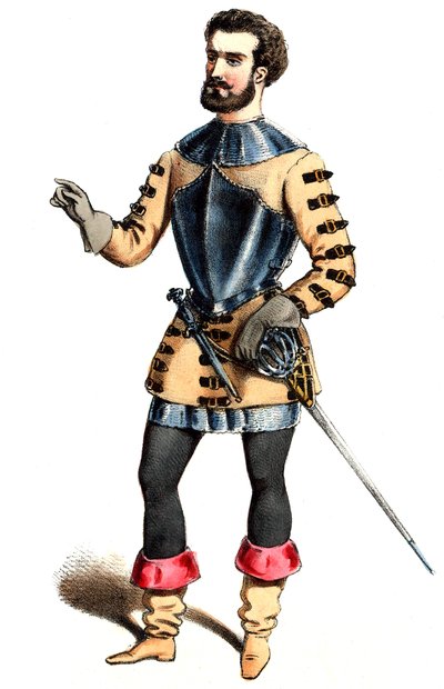 Auber - Haydée - Hermann Léon，Malipieri 的扮演者 - 石版画，Alexandre Lacauchie，1847 年 作者 亚历山大·拉考奇
