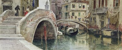 威尼斯，1887年（纸上写着） 作者 亚历山大·尼古拉（Alexander Nicolaievitch Roussoff）