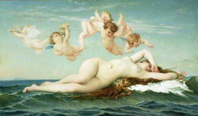 金星的诞生，1865-69 作者 Alexandre and Jourdan Cabanel