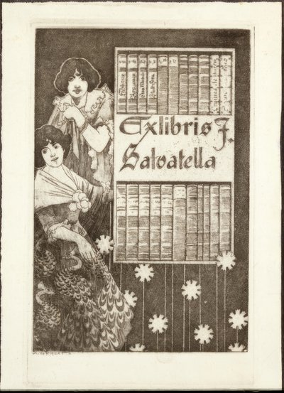 Ex-Libris F. Salvatella 作者 亚历山大·德·里克尔