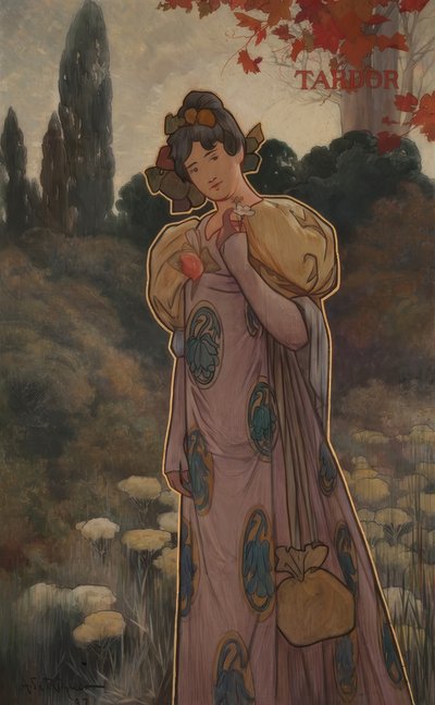 四季的装饰性吸顶灯：秋天（Tardor）。 作者 亚历山大·德·里克尔