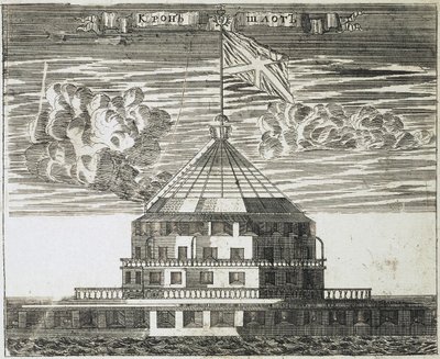 喀琅施塔得的Kronschlot堡垒，1717年 作者 阿列克谢·伊万诺维奇·罗斯托夫采夫