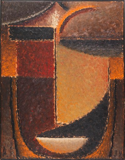 摘要头：东方，1932年。 作者 阿列克谢·贾夫伦斯基 (Alexei Javlensky)
