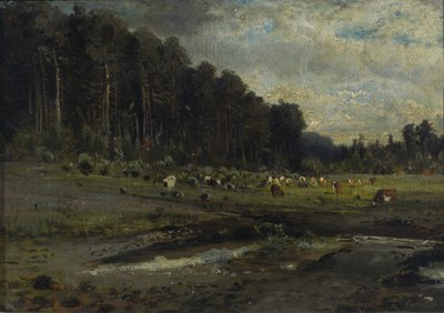 麋鹿岛和Sokolniki，1869年。 作者 阿列克谢·康德拉季耶维奇·萨夫拉索夫