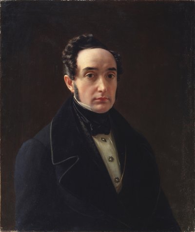 弗拉基米尔-伊万诺维奇-帕纳耶夫的肖像 1792-1859年 作者 阿列克谢·瓦西里耶维奇·泰拉诺夫