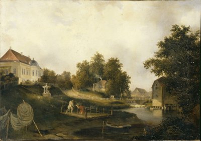 1846年在圣彼得堡附近的谦虚的雷兹沃斯乡村庄园Marienhof中查看 作者 阿列克谢·雅科夫列维奇·沃洛斯科夫