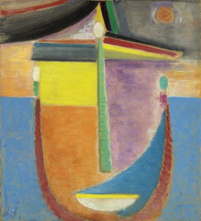 抽象头：作曲，1924年 作者 阿列克谢·冯·贾伦斯基