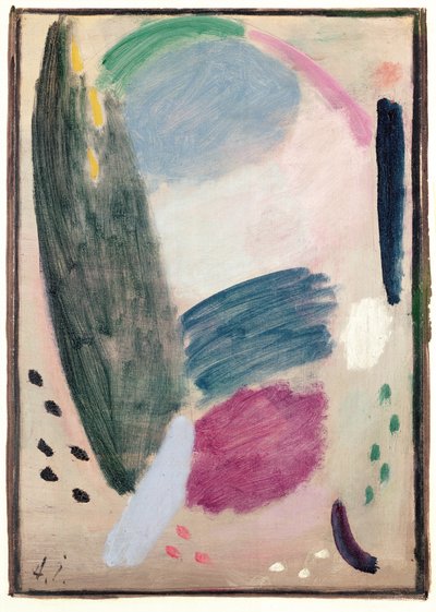 梦想，周日早晨，阿斯科纳 作者 Alexej von Jawlensky