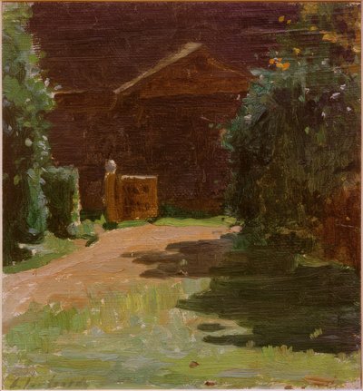 Einfahrt Schloss Ansbaki 作者 阿列克谢·冯·贾伦斯基