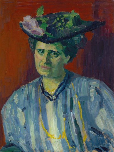赫德维格-库宾肖像 作者 Alexej von Jawlensky