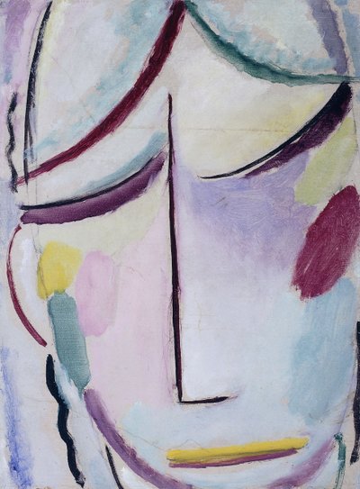 救世主的脸；海兰吉斯希特（c.1921） 作者 阿列克谢·冯·贾伦斯基