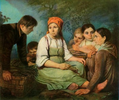 清洁甜菜，c1820，1965。 作者 阿列克谢·韦尼采诺夫（Alexey Venetsianov）