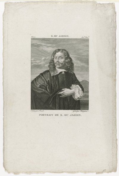 卡雷尔-杜雅尔丹的肖像
K. Du Jardin 肖像（物品上的标题）
拿破仑博物馆画廊（系列名称） 作者 亚历克西斯·查塔涅格