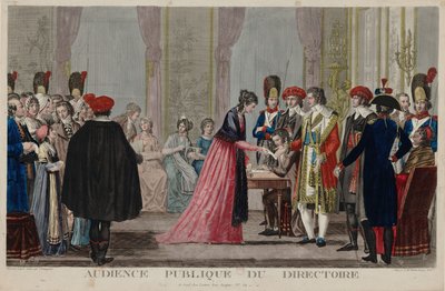 Directoire的公开听证会，约1797年。 作者 亚历克西斯聊天签名者