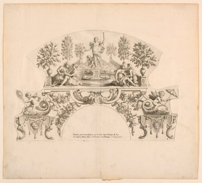 扇形叶，"Divers Desseins de grands Eventails, Encrans, et autres Ornamens, inventés et gravés par Nicolas Loire"（尼古拉斯-卢瓦尔发明并绘制的大型装饰品和其他装饰品的第八和第九个图版）。 作者 在尼古拉斯·卢尔之后