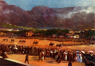 开普敦卫队在阅兵场的集合，开普敦，1901年1月12日》，1901年 作者 不明