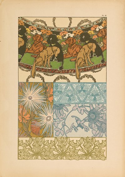 装饰性文件，1902年。 作者 阿方斯·玛丽·穆夏