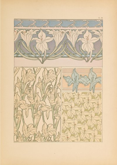装饰性文件，1902年。 作者 阿方斯·玛丽·穆夏
