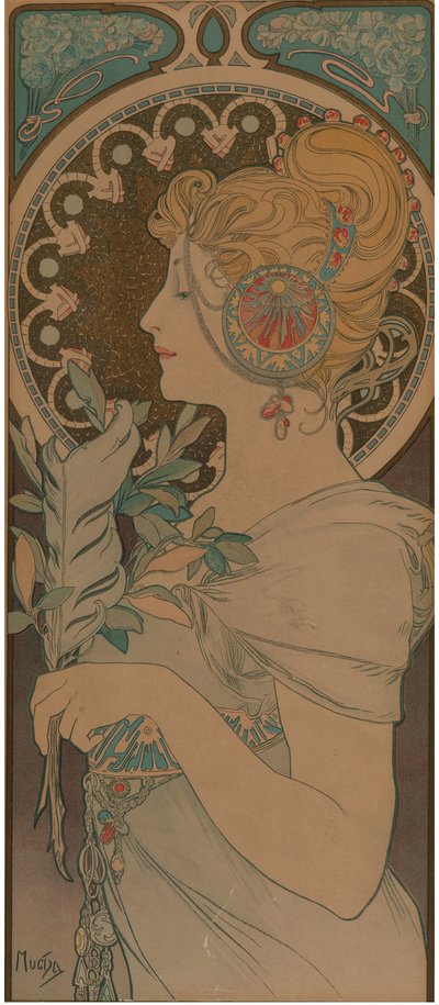 羽士，1899年。 作者 阿方斯·玛丽·穆夏