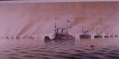 美西战争1898年，马尼拉湾之战 作者 阿方索·桑斯