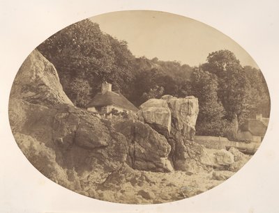 Babbicombe，来自海滩，1857年。 作者 阿尔弗雷德·巴特森