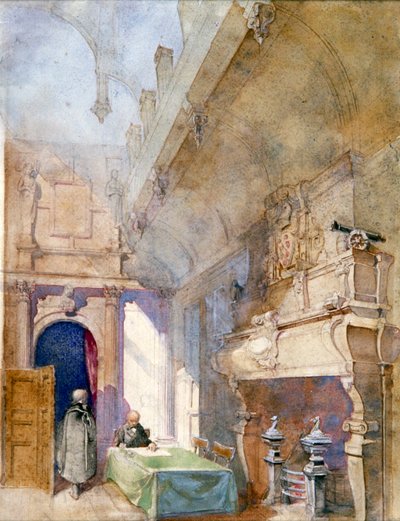 查特豪斯餐厅》，伦敦，1913年 作者 阿尔弗雷德·查尔斯·康拉德