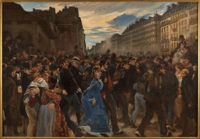 Le départ des mobiles，1870 年 7 月，约 1879 年（布面油画） 作者 阿尔弗雷德·德霍登克