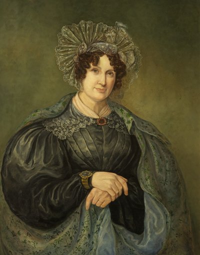 罗琳达-夏普尔斯（Rolinda Sharples）的母亲埃伦-夏普尔斯（Ellen Sharples）夫人 作者 阿尔弗雷德·图普