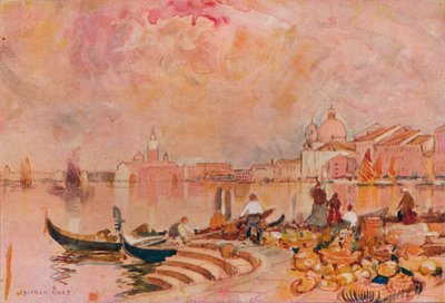 晚霞，威尼斯，c1895 作者 东阿尔弗雷德