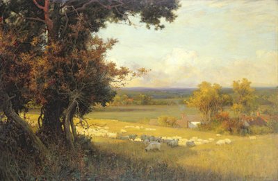 The Golden Valley (oil on canvas) 作者 东阿尔弗雷德