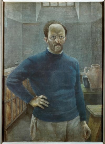 自画像在监狱 作者 Alfred Frank