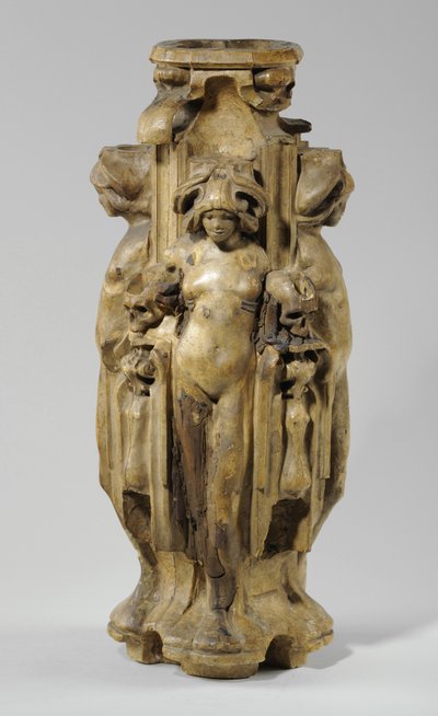 Sam Wilson Chimneypiece 的 9 个模型之一，c.1908-14（石膏和虫胶）（另见 876009-10） 作者 阿尔弗雷德·吉尔伯特