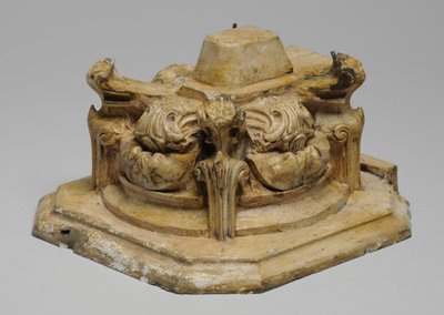 山姆-威尔逊烟囱的9个模型之一，约1908-14年（石膏和虫胶）。 作者 阿尔弗雷德·吉尔伯特