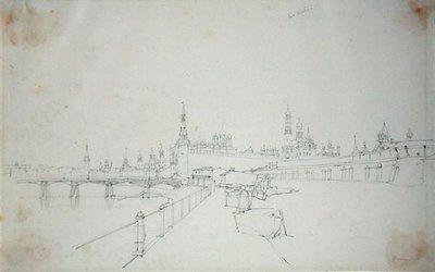 莫斯科，1827年 作者 阿尔弗雷德·戈麦萨尔·维格斯