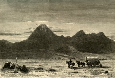 拉森斯山，萨克拉门托谷"，1872年。   作者 阿尔弗雷德·哈拉尔