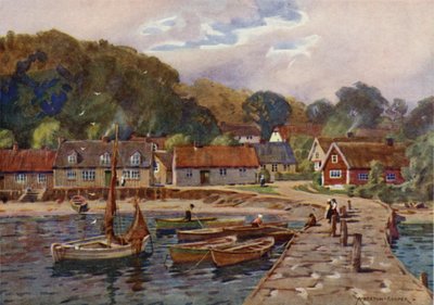 Arild，Molle附近的一个渔村 作者 阿尔弗雷德·希顿·库珀