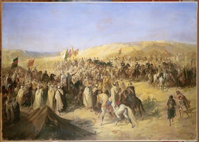拿破仑三世（1808-73）于1865年5月21日在阿尔及利亚 作者 Alfred Henri Darjou