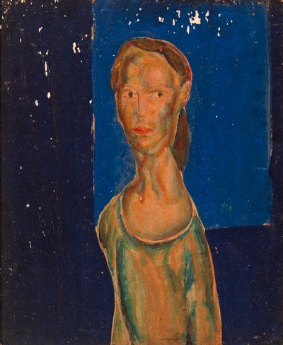 一个女人的画像，1920-1925。 作者 阿尔弗雷德·亨利·梅森