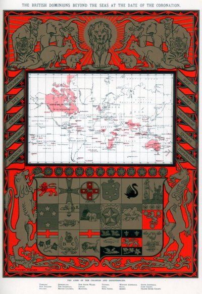 1902年加冕典礼之日，英国在海域之外的统治 作者 阿尔弗雷德·休·费舍尔