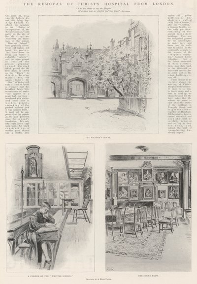 从伦敦搬走基督医院 作者 Alfred Hugh Fisher
