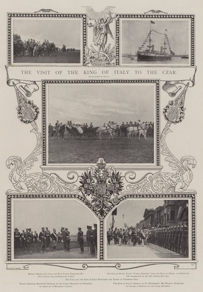 意大利国王访问沙皇 作者 Alfred Hugh Fisher