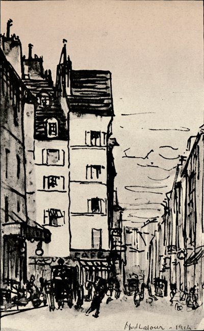 塞纳河街》，1915年 作者 阿尔弗雷德·拉图尔
