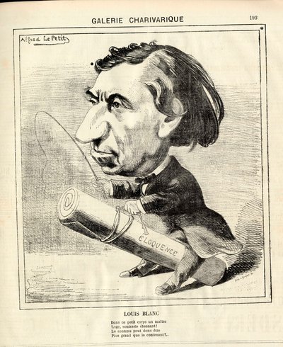 Le Charivari, B & W中的讽刺性文章 作者 阿尔弗雷德·勒·佩蒂特