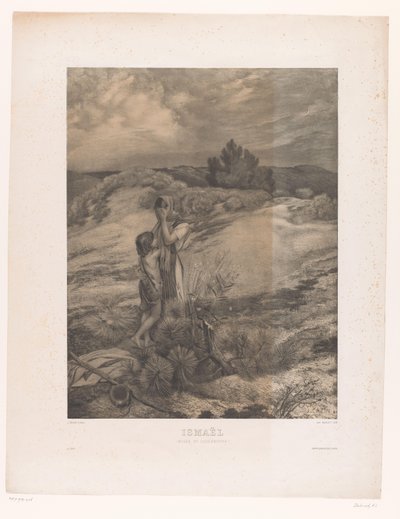 哈格尔和伊斯梅尔的故事
Ismaël (Musée du Luxembourg) (物品上的标题) 作者 让·巴蒂斯特·路易斯·卡赞